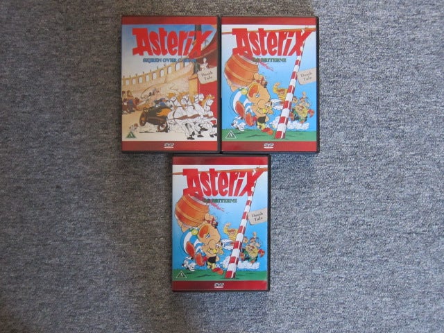 Asterix, DVD, tegnefilm