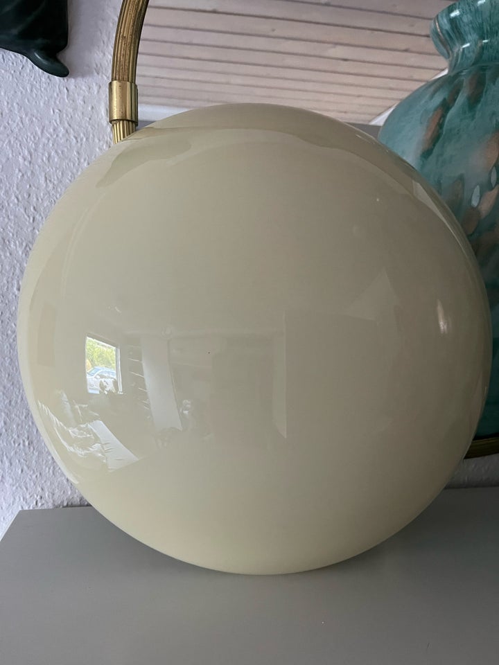 Plafonder i beige glas, Vintage