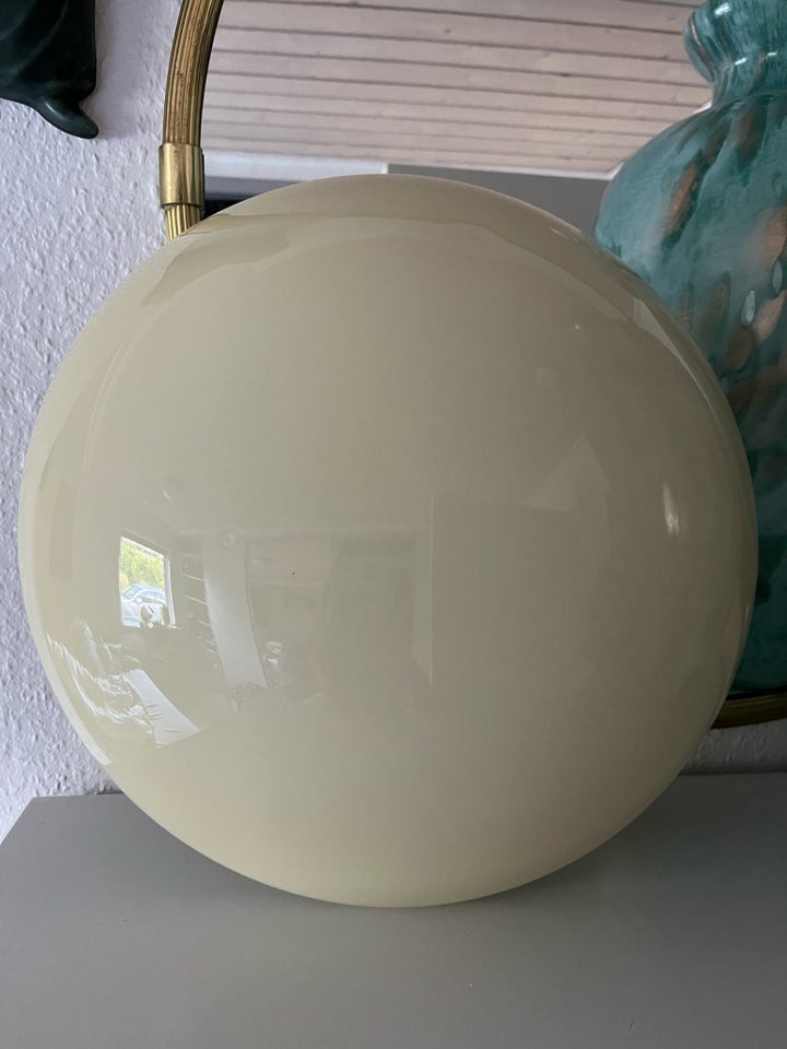 Plafonder i beige glas, Vintage