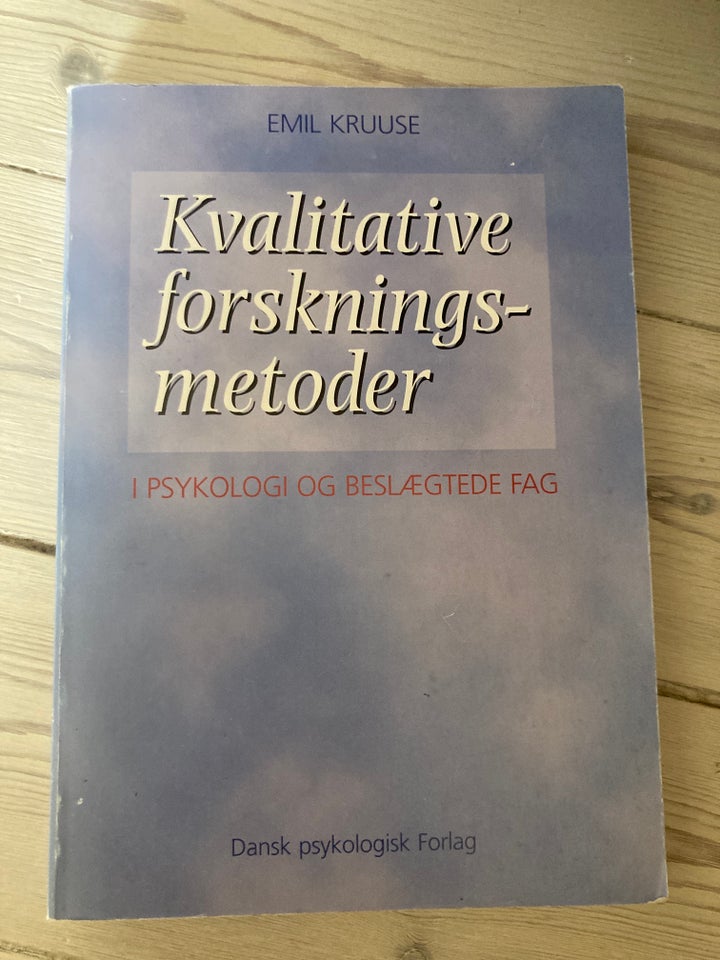 Kvalitative forskningsmetode ,