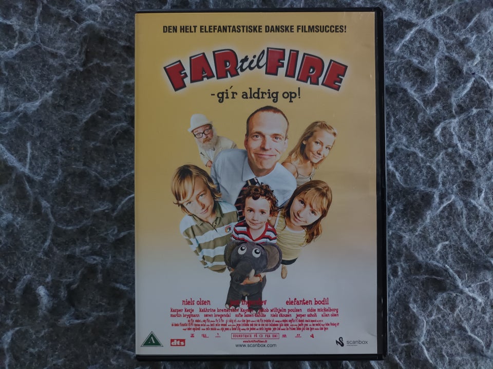 Far til Fire gir aldrig op, DVD,