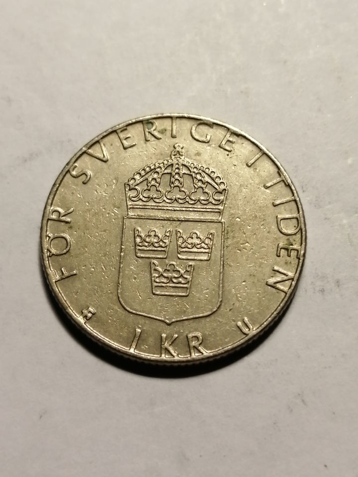 Skandinavien, mønter, 1 krone