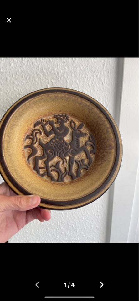 Keramik Keramik skål med motiv 