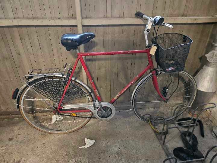 Herrecykel, Puch, 28 cm stel