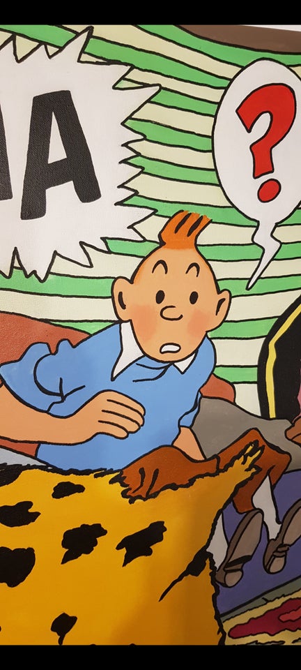 Akrylmaleri Tintin stil: Andet