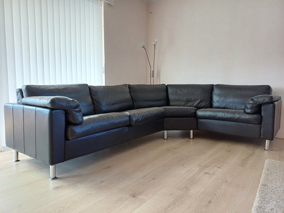 Hjørnesofa, læder