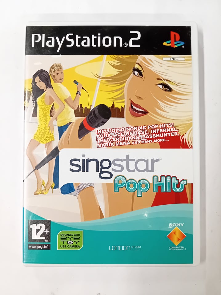 Singstar pop hits PS2 anden genre