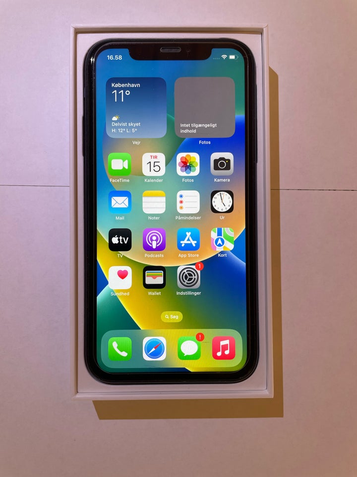 iPhone XR, 64 GB, sort