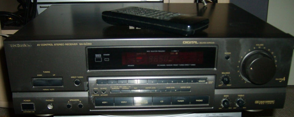 Receiver, Technics, SA-GX350 med