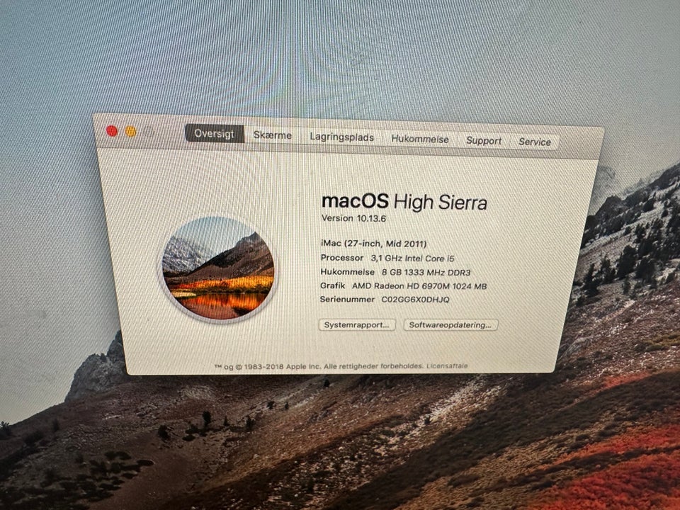 iMac, 27" A1312 2011