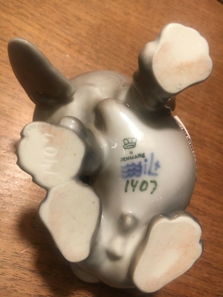 Porcelænsfigur Grævlingehund