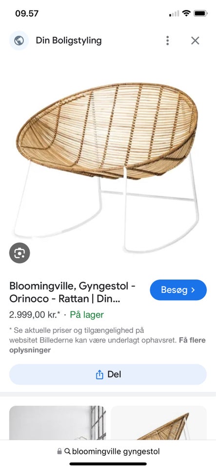 Gyngestol andet Bloomingville