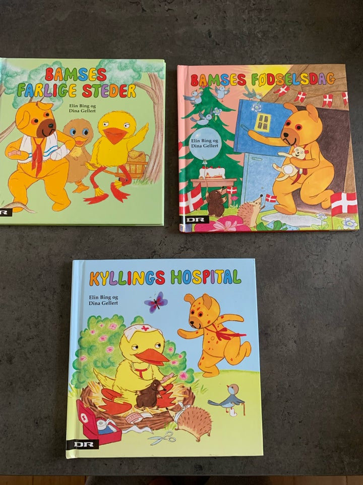 Bamse-bøger , Elin Bing og Dina