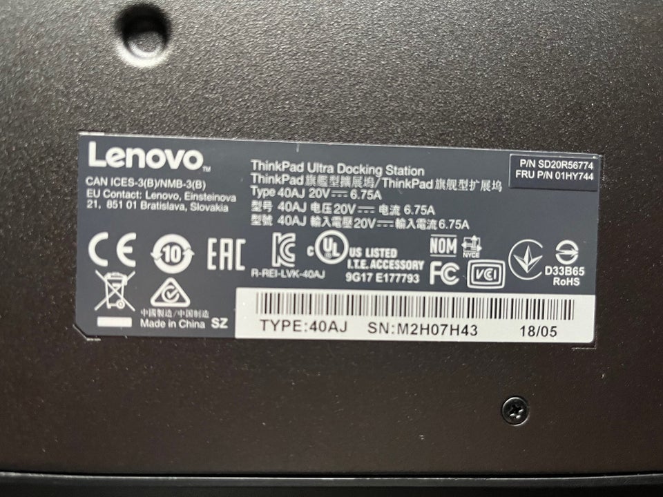 Lenovo Docking Station 40AJ,