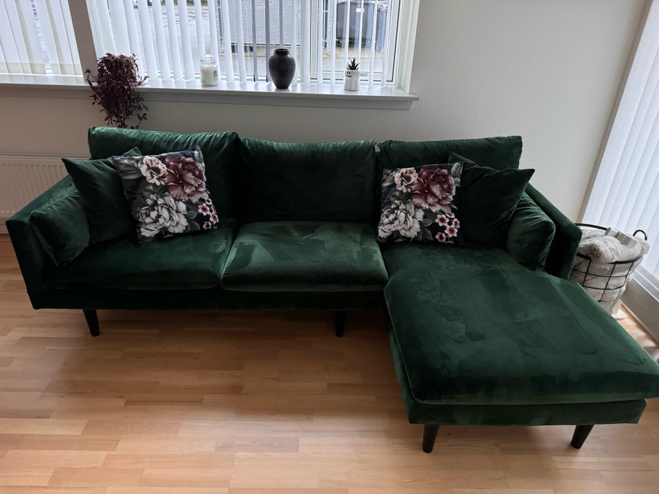 Sofa velour 3 pers