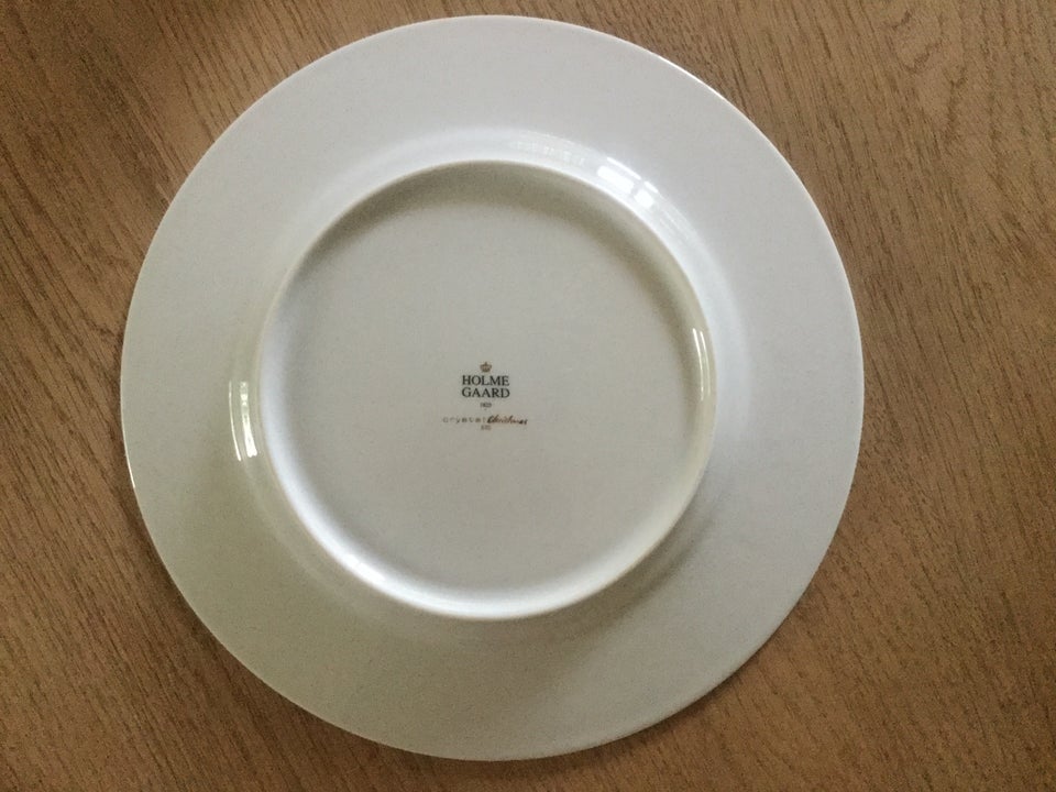 Porcelæn tallerken  Holmegaard