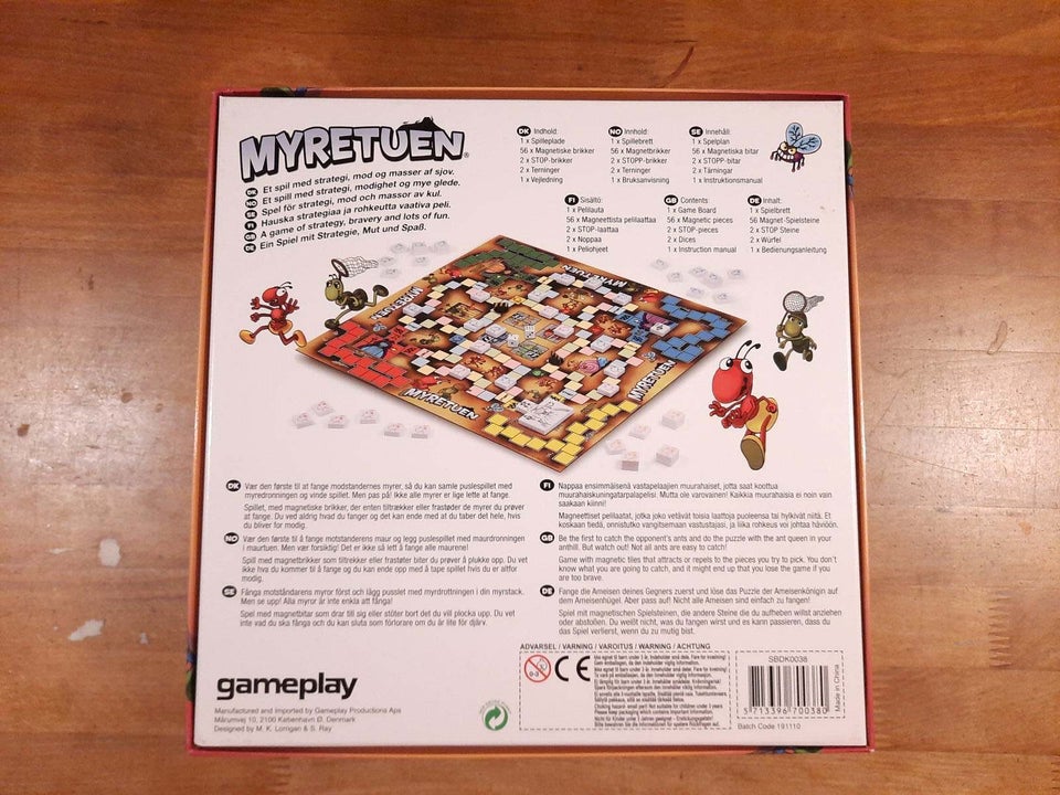 Myretuen (gameplay), brætspil