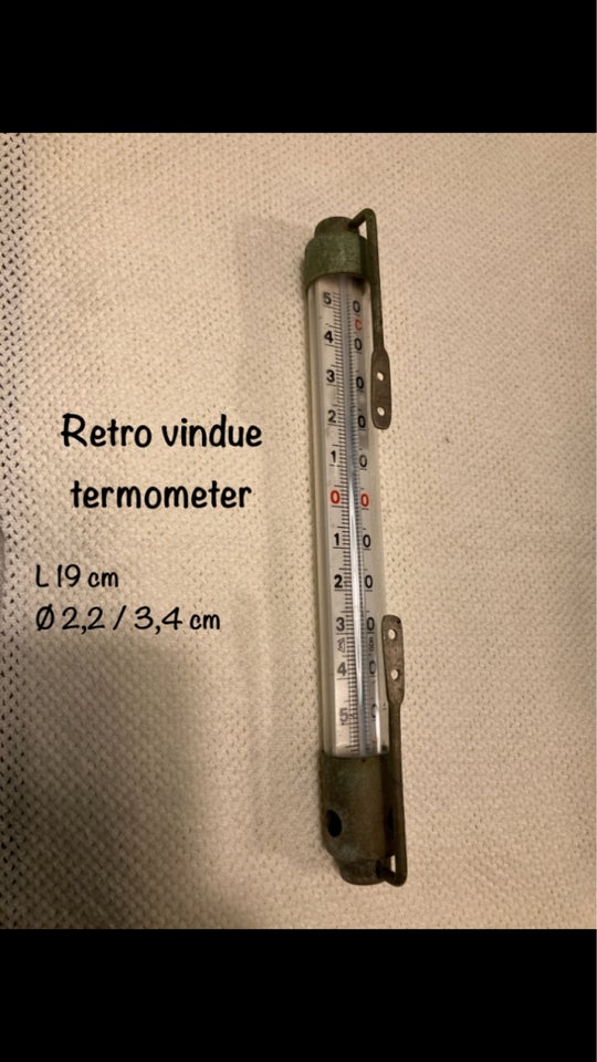 Retro vindue termometer