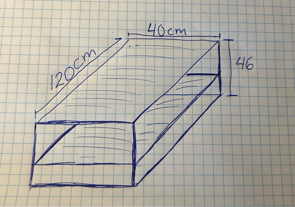 Tv bord, Jysk, b: 40 l: 120 h: 46