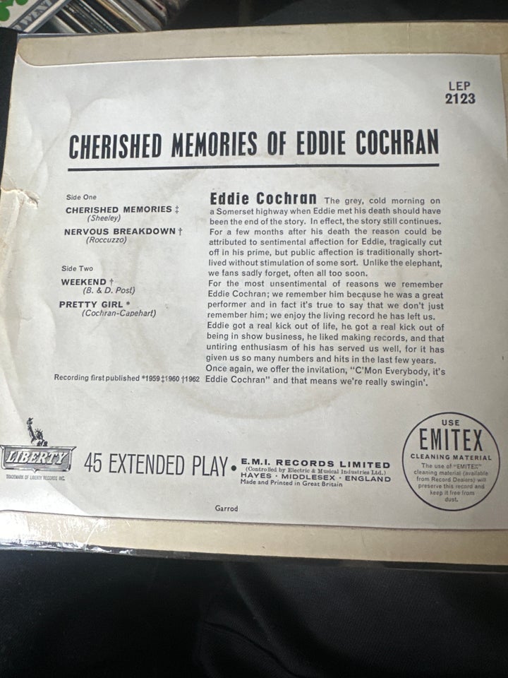 EP, Eddie cochran