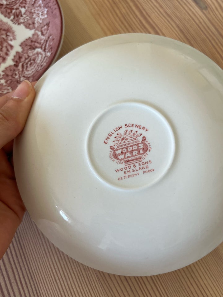 Porcelæn Tallerken English