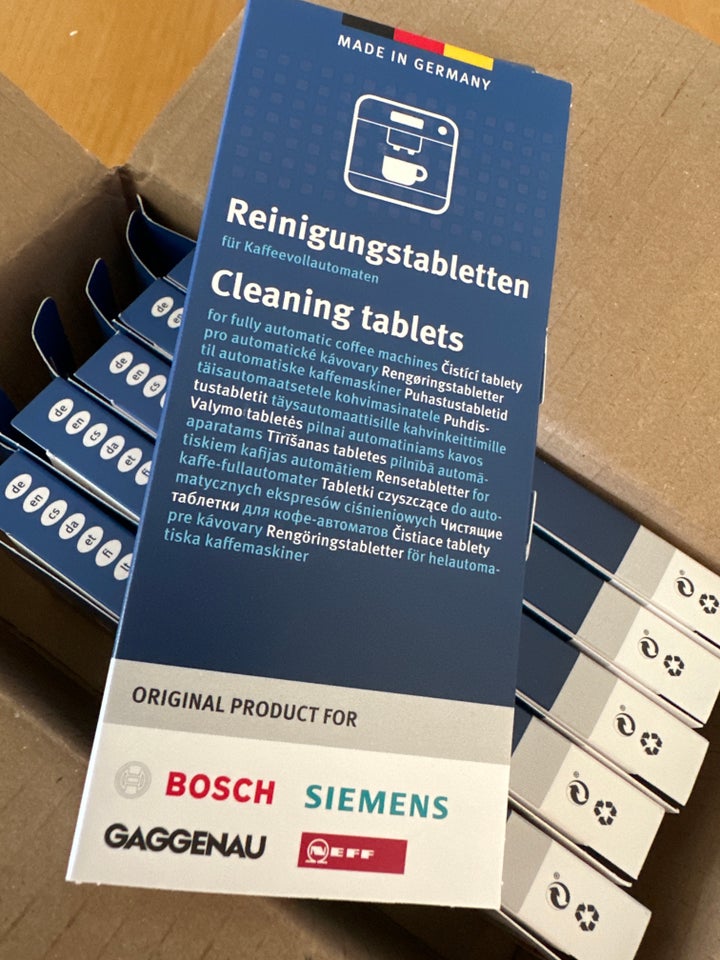 Afkalknings tabs Bosch Siemens