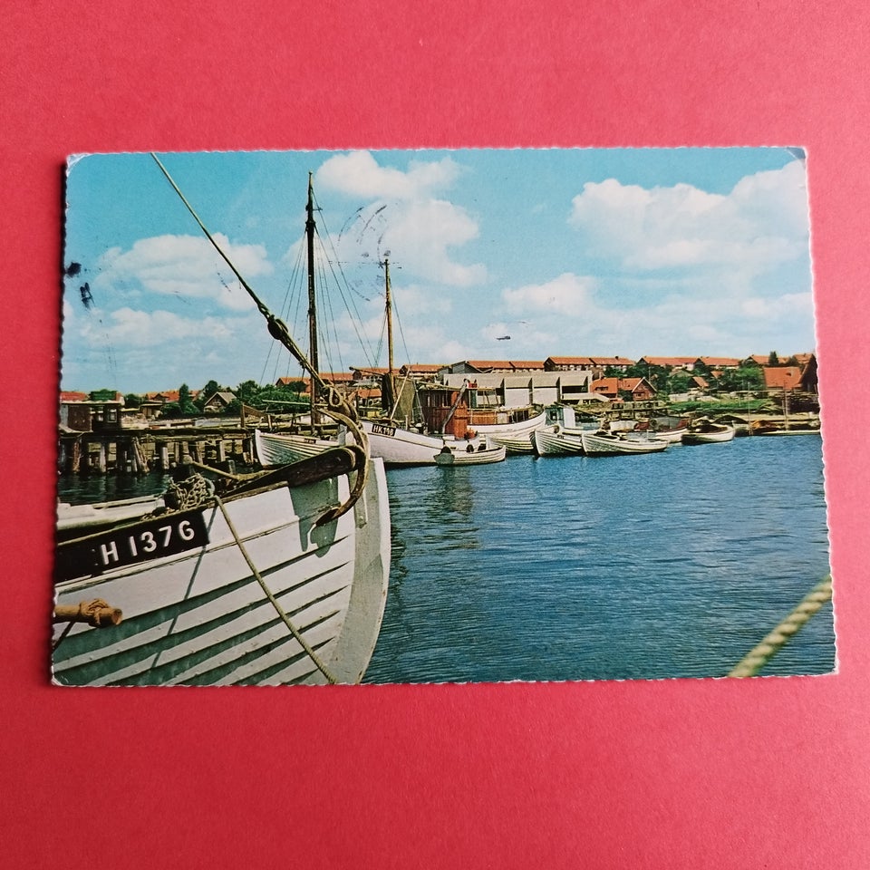 Postkort, Roskilde. Havnen.