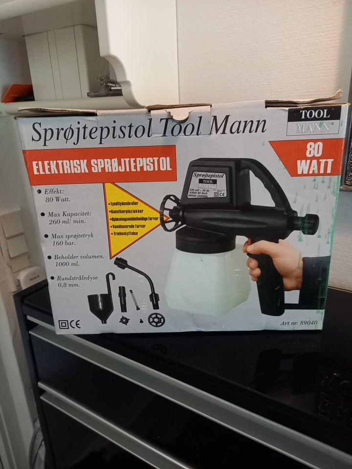 Sprøjtepistol, Tooll maan, 1 liter