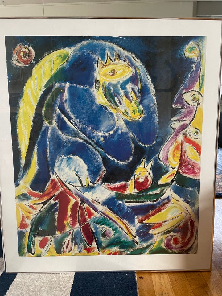 Indrammet plakat, Asger Jorn