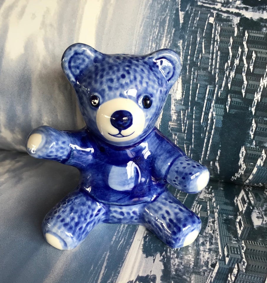 Porcelænsfigur af bamse /