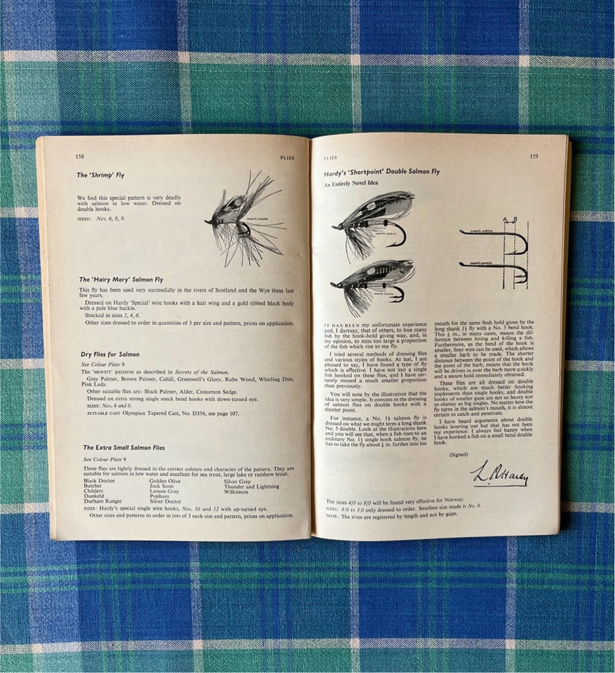 Fiskebøger Hardy katalog 1956-57