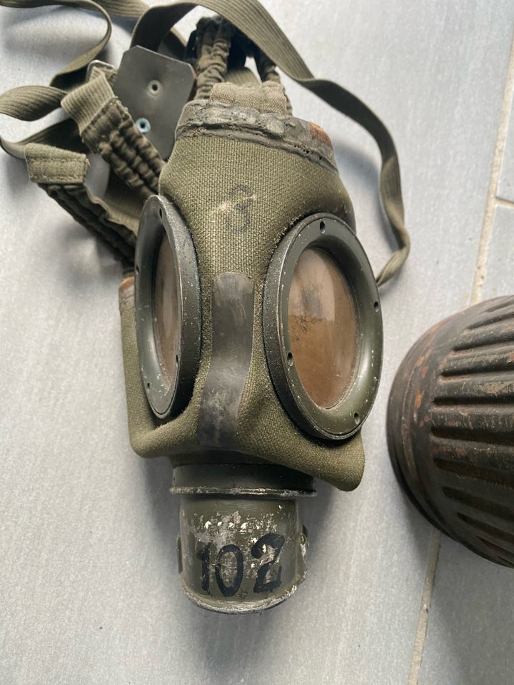 Militær, Tysk ww2 gasmaske i