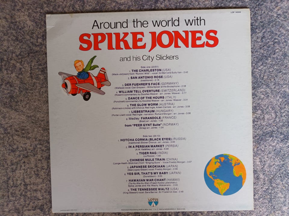 LP Spike Jones and his City