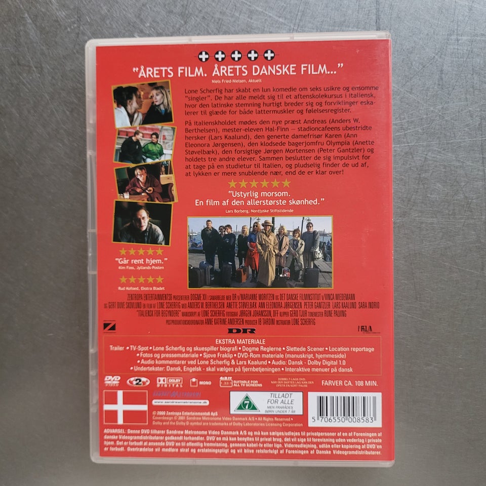 Italiensk for begyndere, DVD,