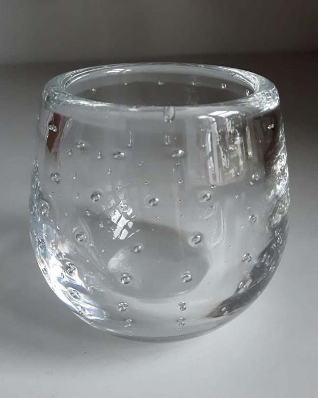 Glas Skål Vase HOLMEGAARD