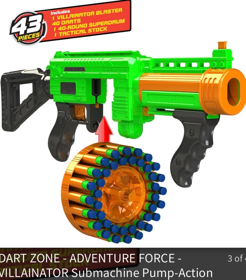 Andet legetøj, Nerf Gun, Dart Zone