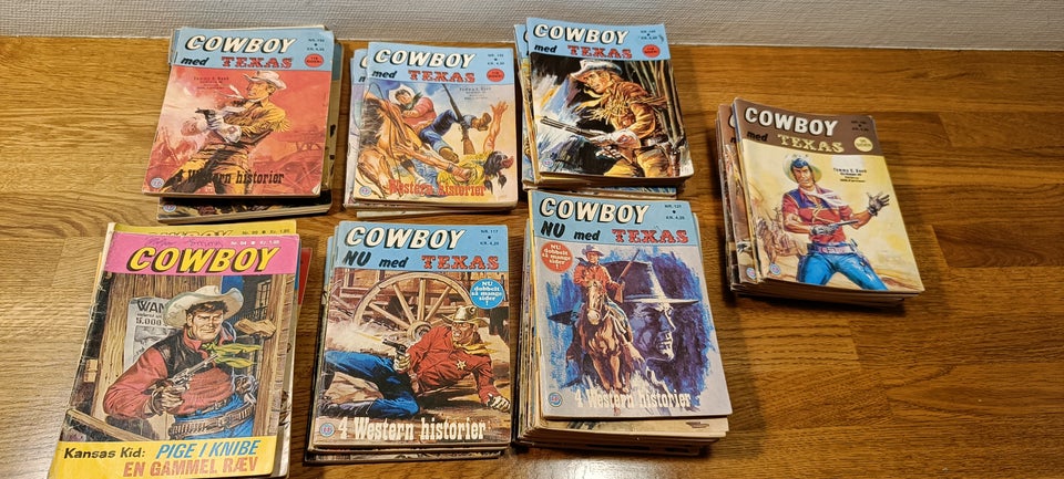 Cowboy med Texas, Tegneserie