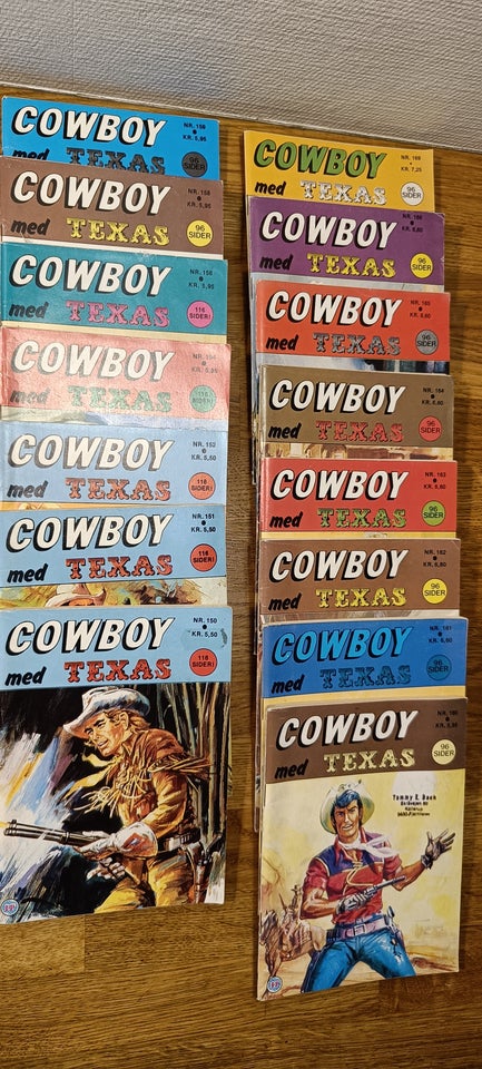 Cowboy med Texas, Tegneserie