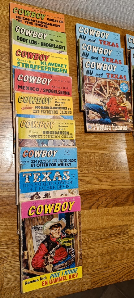 Cowboy med Texas, Tegneserie