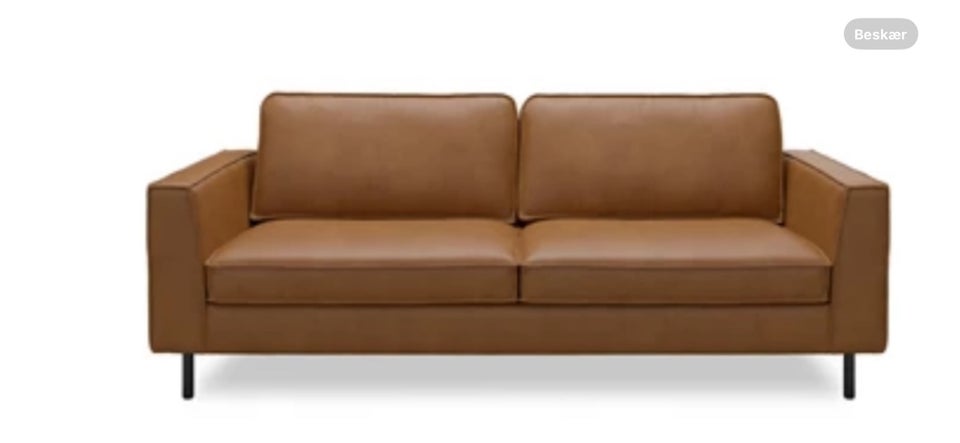 Sofa læder 3 pers