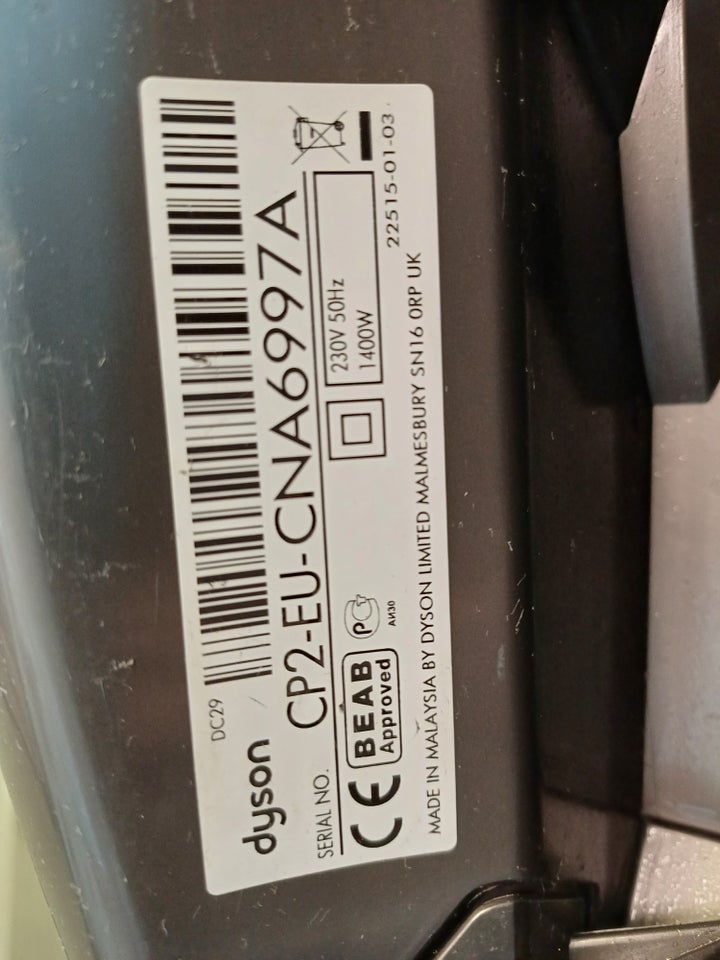 Støvsuger Dyson DC29 1400 watt