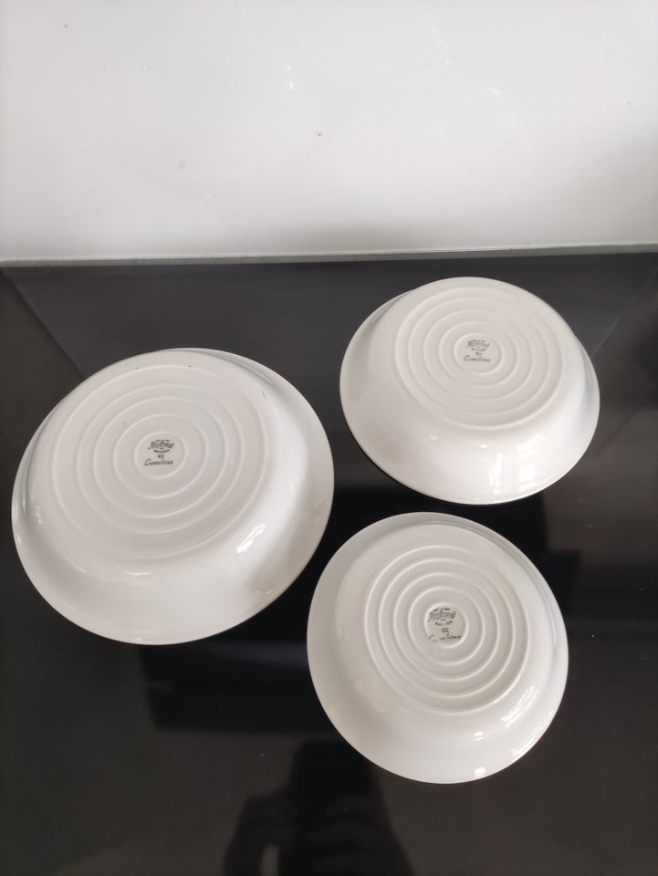 Porcelæn 3 skåle Rørstrand