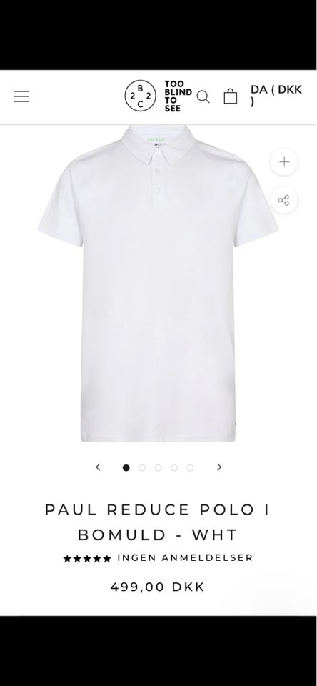 Polo t-shirt, 2blind2C, str. M