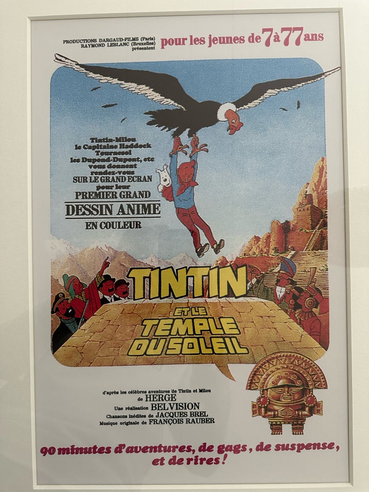 Tryk motiv: "Tintin og Solens