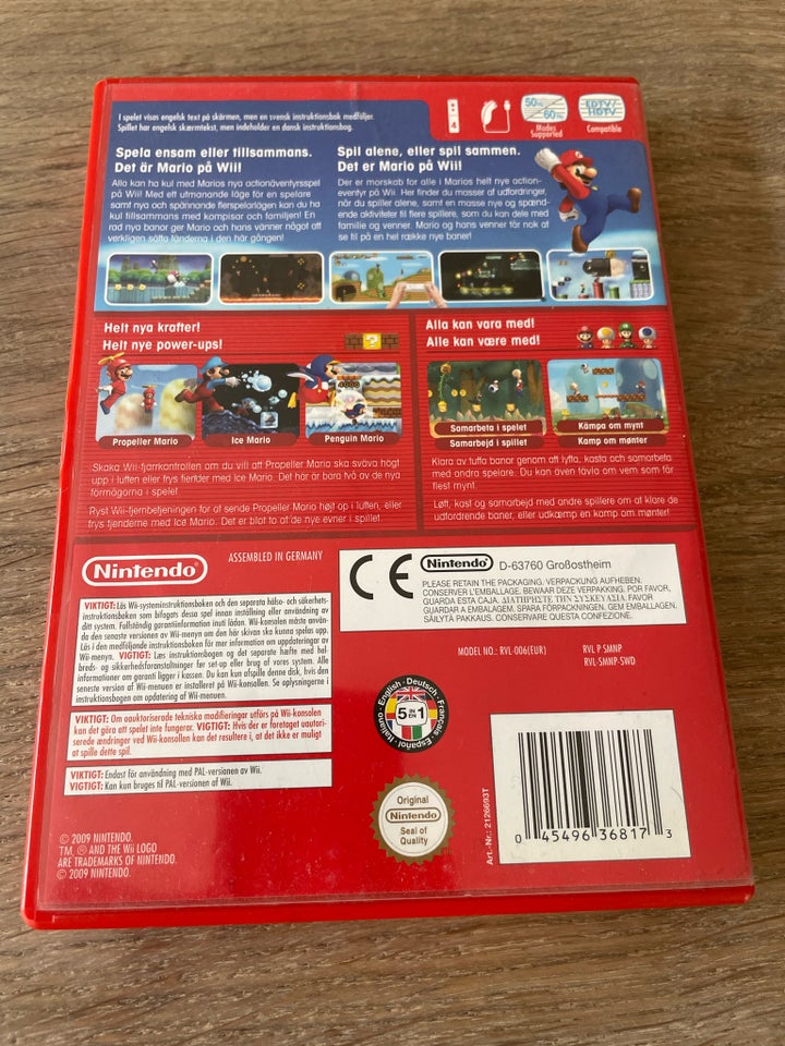 New Super Mario Bros Wii Nintendo