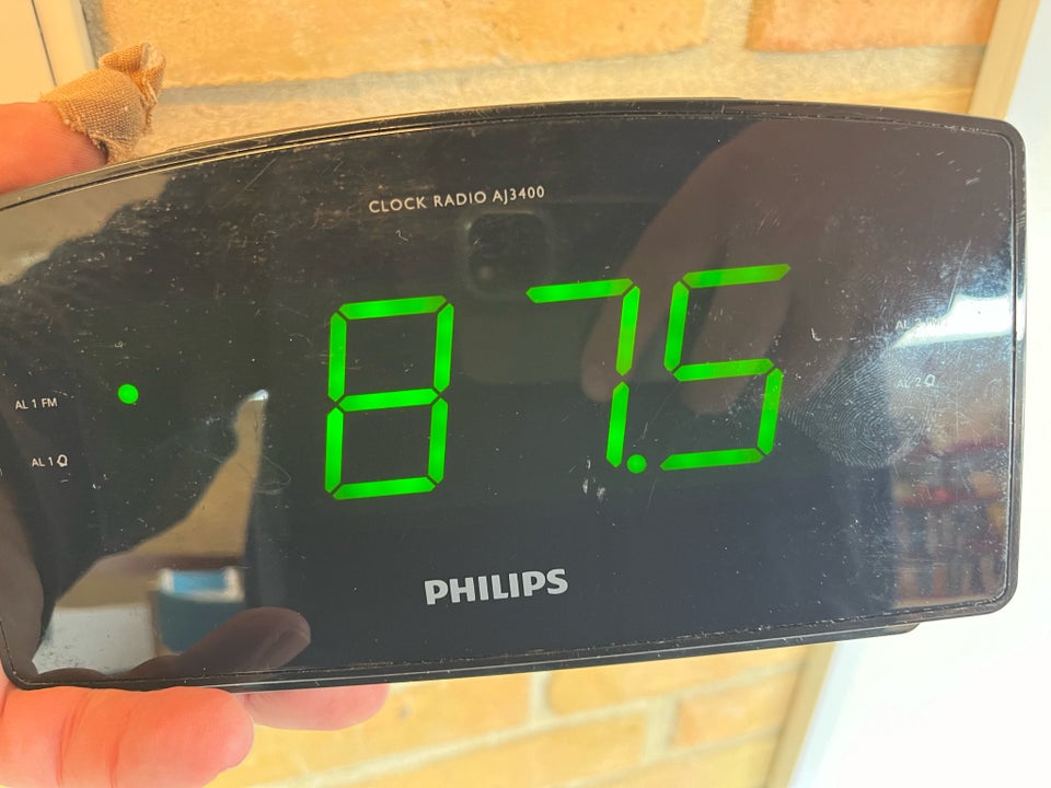 Vækkeur Philips clockradio