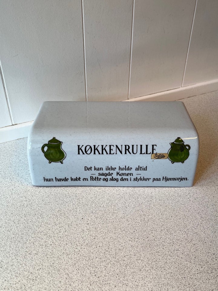 Keramik Køkkenrulleholder