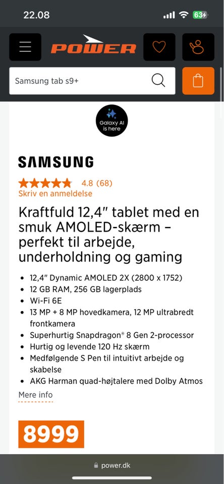 Samsung Samsung Galaxy tab S9+