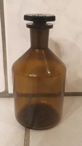 Glas Apoteker flaske Brun glas