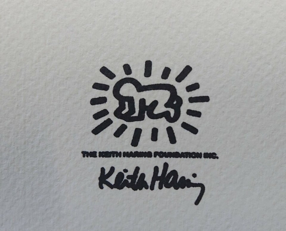 Litografi Keith Haring motiv: